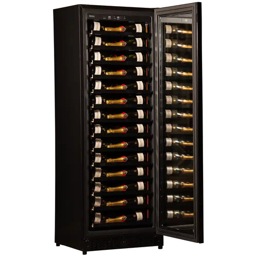 Pevino Imperial Eco 96 Botle Single Zone Freestanding/Built In Premium Wine Cooler - Black